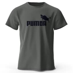 Joke The Pumba Printed Men's T-Shirt Cotton Oversized Funny Graphic Tees for Men Summer Tops