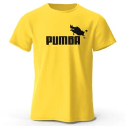 Joke The Pumba Printed Men's T-Shirt Cotton Oversized Funny Graphic Tees for Men Summer Tops