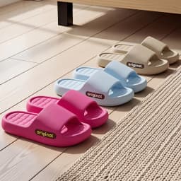 Summer Thick Platform Slippers For Women Indoor Thick Bottom Soft Home Shoes Woman Outdoor Non Slip Couple Beach Flip Flops