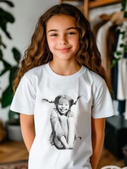 Summer Retro Pippi Longstocking Pattern Graphic Y2K Boy Girl T Shirt Kids Baby Youth Tee Streetwear Casual Oversize Vintage Punk