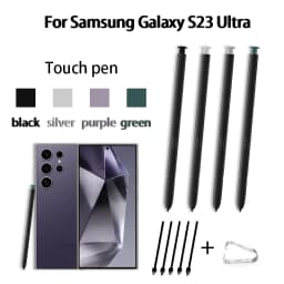 For Samsung Galaxy S23 Ultra S Pen SM-S918B/DS/SM-S918U All Versions(Without Bluetooth) Touch Screen Stylus Pen+Replacement Tips