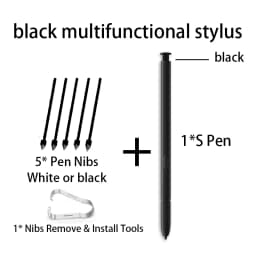 For Samsung Galaxy S23 Ultra S Pen SM-S918B/DS/SM-S918U All Versions(Without Bluetooth) Touch Screen Stylus Pen+Replacement Tips