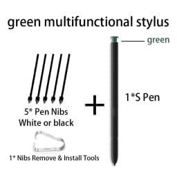 For Samsung Galaxy S23 Ultra S Pen SM-S918B/DS/SM-S918U All Versions(Without Bluetooth) Touch Screen Stylus Pen+Replacement Tips
