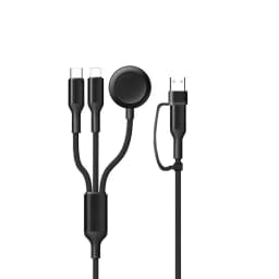 Bonola 3 in 2 USB Type C Cable for iPhone 17/16/15/14/13/12 Pro Charger Cable USB Type C Watch Charger Cable for Apple Watch