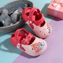 Kids Girls Mermaid Cartoon Clogs, Princess Non-Slip Quick Dry Breathable Summer Beach Casual Slippers