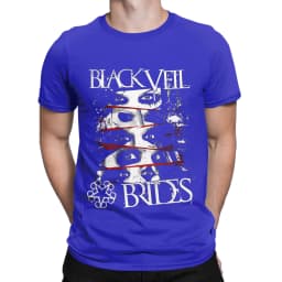 BLACK VEIL BRIDES BAND LOGO Funny 100% Cotton T-Shirt BLACK VEIL BRIDES Tops Tees For Men