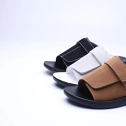 New Men's Slip-On Sandals with Magic Tape Outdoor Anti-Slip Soft Bottom Flat Slippers Versatile Comfortable Summer Shoes-1102