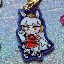 Umamusume 2.5" Acrylic Charms Keychain Collectible Anime Pendants for Bags And Laptops