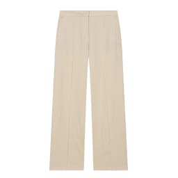 BSAY Fashionable Women's Pants 2pcs Suit with Belt Short Sleeved Chic Ladies Tops Mid Waist Straight Leg Wide Leg Pants