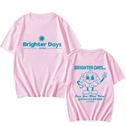 2026 New for Ariana Grande Brighter Days Ahead Graphic Print T-shirts Men's Vintage High Quality Tshirts Fashion Casual Tee Tops