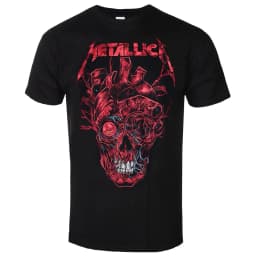 Metallica - Inamorata Pattern Print T-Shirt - Street Casual T-Shirt for Heavy Metal Band - Suitable for Men and Women