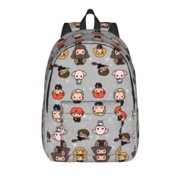 H-HP-P Harrys potters magic Backpack for Men Women Cool Student Hiking Travel Daypack College Shoulder Bag with Pocket
