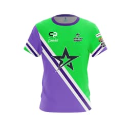 Family Matching Coolwick Roto Grip Bowling Jersey Red Black Gold Star Logo Short Sleeve Performance T-Shirt Casual Family Outfit