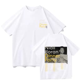 Niall Horan Dinner Party 2026 Tour TShirt Mens Womens Cotton Tees Ummer Casual Short Sleeve Round Neck Clothing Loose Tops Trend
