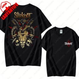 Men's Slipknots Double Sided Print Short-sleeve Tops Prepare for Hell Tour Shirt Heavy Metal Cotton Tees Man Rock Band T-shirt