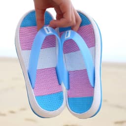 A Pair of Women's Flip Flops, Casual, Fashionable, Instagram Trendy, Versatile, Clip On, Summer Sandals, Soft Sole