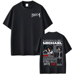 Michael Jackson King of Pop World Tour Cover T-shirts Men Women Fashion Classic Oversized T Shirt Summer Tops Streetwear T-shirt
