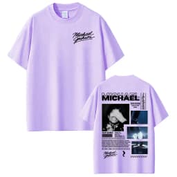 Michael Jackson King of Pop World Tour Cover T-shirts Men Women Fashion Classic Oversized T Shirt Summer Tops Streetwear T-shirt