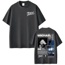 Michael Jackson King of Pop World Tour Cover T-shirts Men Women Fashion Classic Oversized T Shirt Summer Tops Streetwear T-shirt