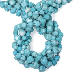 Wholesale Blue Turquoise Stone Beads Faceted Charms Square Cube Beads for Jewelry Making Diy Bracelet Beading Accessories