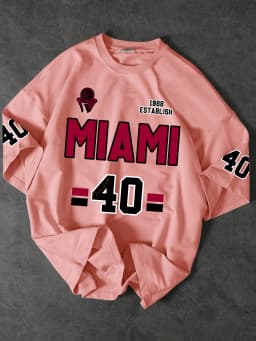 Vintage "Miami 1988" Sport Jersey Graphic T-Shirt