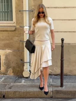 Women's Asymmetrical Ruffled High Waist Skirts Spring Summer Female Half A-line Skirts lady Fashion Casual Slim Long Skirt