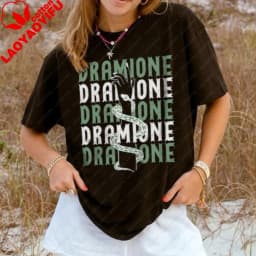 Dramione-Malfoy-Manor-Granger-T-Shirt-Bookish-Fan-Fic-Shirt-Magic-Wizard-School-HP-Merch-Manacled-Fan-Fiction-Snake-House-Green