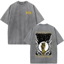 Washed Vintage Brothers in Arms ST Michael Protect Us T-shirt Forward Observations Group T-shirts Men Retro Oversized T Shirts