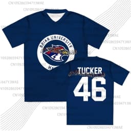Off Campus Briar University Jersey Graham 44 22 DI LAURENTIS 66 Tucker46 T-shirt V-neck Short Sleeve women parent-child T-Shirt