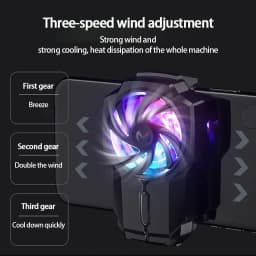 DL05 FL05 Mobile Phone Cooler Ice Cooling Fan Radiator For PUBG Phone Cooler System Cool Heat Sink For Cellphones Tablets