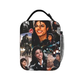 Insulated Lunch Bags Singer Michael Jacksons MJ Tour 2026 Merch Food Box INS Trendy Thermal Cooler Lunch Box For School