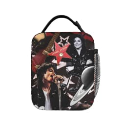 Insulated Lunch Bags Singer Michael Jacksons MJ Tour 2026 Merch Food Box INS Trendy Thermal Cooler Lunch Box For School