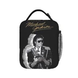 Insulated Lunch Bags Singer Michael Jacksons MJ Tour 2026 Merch Food Box INS Trendy Thermal Cooler Lunch Box For School