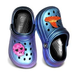 Kids Slip-On Clogs and Mules - Breathable, Waterproof, EVA Garden Shoes with Decorative Chain for Beach and Everyday Wear 168