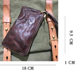 AETOO Locomotive retro long pleated to do old men's first layer cowhide purse hand bag coin purse