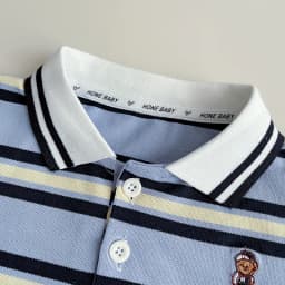 IENENS Boys Clothes Sets Summer Kids Polo-shirt Shorts Suits Striped Sleeves Short Outfit Children Casual Costume