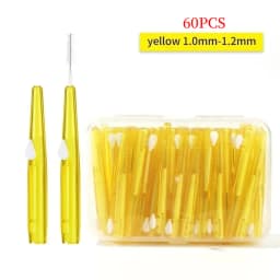 30/40/60 Pcs/Box Toothpick Dental Interdental Brush 0.6-1.5Mm Cleaning Between Teeth Oral Care Orthodontic I Shape Tooth Floss