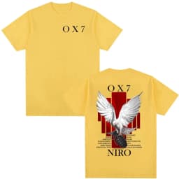 2026 Rapper Niro OX7 Album Merch T Shirt Men Women Hip Hop Fashion Pop Music Short Sleeve Male Casual Cotton Vintage T-shirt