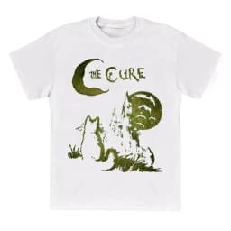 The Cure Cat T-shirt 90s Alt Indie Rock Clothes Band T Shirt Hip Hop Short Sleeve Tee Men Women Clothing Y2k Tops