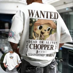 Anime One Piece Chopper Harajuku Men's Clothing 2026 Summer Vintage T-Shirt Women Streetwear Casual Short Sleeve Tee