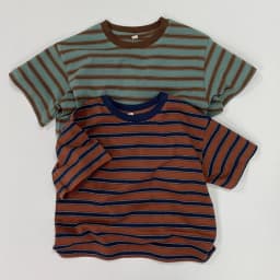 New Summer Baby Boys T-shirt Cotton Striped Simple Short Sleeve Tees Tops For 1 2 3 4 5 6 Years Kids Children Casual Clothes