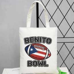 Bad Bunny tote bag einkaufstasche personnalisable foldable reusable shoulder femme