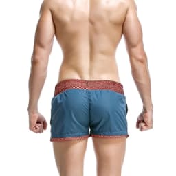 SEOBEAN Men's Quick Dry Swim Shorts Low Waist Beach Board Shorts Casual Sports Running Trunks