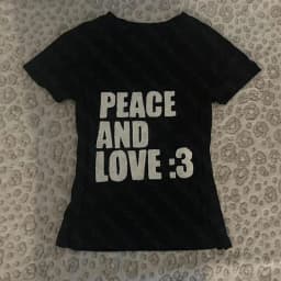 ropa mujer PEACE AND LOVE Short Sleeve T-shirt Fashion Summer Crop Top Streetwear Emo Girl Y2k Style Women's T-shirt Baby Tee