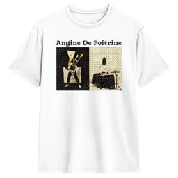 Men's T-Shirt Angine De Poitrine Band Fashion Cotton Tees Short Sleeve T Shirts O Neck Clothing Printed