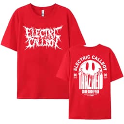 ELECTRIC CALLBOY Tanzneid Deathcore Shirt Short Sleeve Cotton Female T-shirt Graphic Merch Loose Casual Fashion Women Tshirts