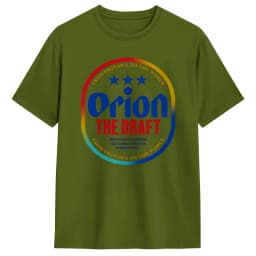 Orion Okinawa Beer T-Shirt Mens Y2K Basic T Shirts Beach O Neck Trendy Cool Tee Shirt Print Oversize Tops