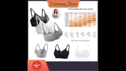 Soft Nursing Bras for Women Comfortable Maternity Bras Seamless Breastfeeding Bras with Easy Access Clips, Pregnancy Postpartum