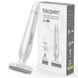 Bio 4 Derma Stamp Kit New Arrival 120 Pins 64 Pins Double Headed Microneedling Pen Stainless Steel Needle Adjustable Derma Pen
