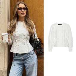 Spring New Women's Blouses Tops 2026 New Fashion Lace Slim Elegant Office Shirts Women's Chic Spring Street Blouses Tops